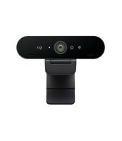 Logitech - Brio Ultra HD Pro 4096 x 2160 Business Webcam with RightLight 3 and Noise-Cancelling D... - Large Front