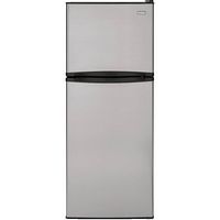 Haier - 9.8 Cu. Ft. Top-Freezer Refrigerator - Stainless Steel - Large Front