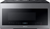 Samsung - 2.1 Cu. Ft. Over-the-Range Microwave with Sensor Cook - Stainless Steel - Large Front