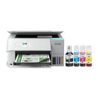 Epson - EcoTank ET-3930 Wireless All-in-One Color Supertank Inkjet Printer - White - Large Front