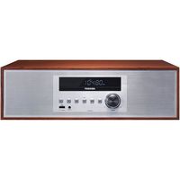 Toshiba - 30W Audio System - Silver/Brown - Large Front