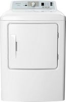 Insignia™ - 6.7 Cu. Ft. Electric Dryer with Sensor Dry and My Cycle Memory - White - Large Front