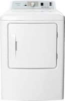 Insignia™ - 6.7 Cu. Ft. Gas Dryer - White - Large Front