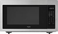 Whirlpool - 1.6 Cu. Ft. Full-Size Microwave - Stainless Steel - Large Front