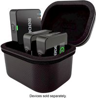 RØDE - CHARGECASE + Lithium Ion Battery Charging Case For The Wireless Go (Gen 3) - Black - Large Front