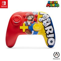 PowerA - Nano Enhanced Wireless Controller for Nintendo Switch - Mario Victory - Large Front