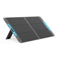 Renogy - E.Flex 100W Portable Solar Panel - Black - Large Front