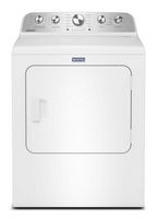 Maytag - 7.0 Cu. Ft. Electric Dryer with Extra Power and Pet Pro Option - White - Large Front