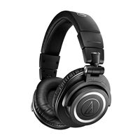 Audio-Technica - M50XBT Studio Monitor Headphones - Black - Large Front