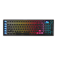 CORSAIR - VANGUARD AIR 99 WIRELESS Optical-Mechanical Gaming Keyboard - Black - Large Front