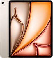 Apple - 13-inch iPad Air M3 chip Built for Apple Intelligence Wi-Fi + Cellular 128GB - Starlight ... - Large Front