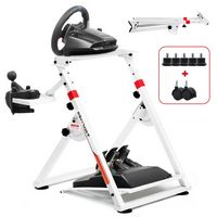 GTPlayer - Sim Racing Wheel Stand Simulator Cockpit Wheel Stand fit for Logitech G25 G27 G29 G920... - Large Front