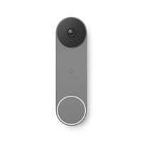 Google - Nest Wi-Fi Video Doorbell - Battery Operated - Ash - Large Front