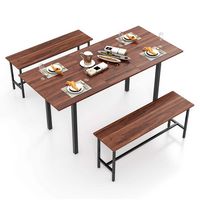 Costway 3 Piece Dining Table Set for 4-6  63