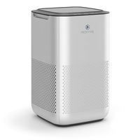 Medify Air - Medify MA-15 293 Sq. Ft. Portable Air Purifier with True HEPA H13 Filter - Silver - Large Front