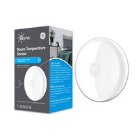 Cync - Smart Room Temperature Sensor, Pairs with the Smart Thermostat (sold separately) - White - Large Front