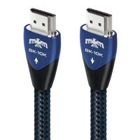 AudioQuest - ThunderBird 48 2.5' 4K-8K-10K 48Gbps HDMI Cable - Blue on Black - Large Front