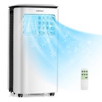 Costway 6500 BTU Air Cooler 3 in 1 Portable Air Conditioner Cools up to 350 sq.ft w/Fan & Dehumid... - Large Front