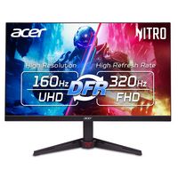 Acer - Nitro 27” LCD 4K UHD 320Hz 0.5ms FreeSync Premium Gaming Monitor with HDR (Display Port, H... - Large Front