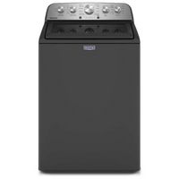 Maytag - 4.7 Cu. Ft. High Efficiency Top Load Washer with Extra Power Button - Volcano Black - Large Front