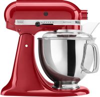 KitchenAid - Artisan Series 5 Quart Tilt-Head Stand Mixer - KSM150PSER - Empire Red - Large Front