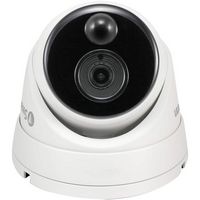 Swann - Indoor/Outdoor 1080p Wired Dome Surveillance Camera - White - Large Front