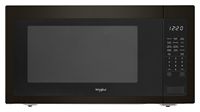 Whirlpool - 2.2 Cu. Ft. Microwave with Sensor Cooking - Black Stainless Steel - Large Front