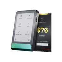 Ledger - Flex Crypto Hardware Wallet with Recovery Key - Oxidate Green - Large Front