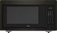 Whirlpool - 1.6 Cu. Ft. Microwave with Sensor Cooking - Black Stainless Steel - Large Front