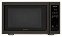 KitchenAid - 1.6 Cu. Ft. Microwave with Sensor Cooking - Black Stainless Steel - Large Front
