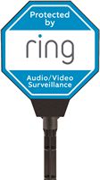 Ring - Solar Security Sign - Large Front