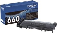 Brother - TN660 High-Yield Toner Cartridge - Black - Large Front