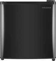 Insignia™ - 1.7 Cu. Ft. Mini Fridge with ENERGY STAR Certification - Black - Large Front