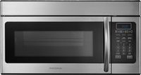 Insignia™ - 1.5 Cu. Ft. Convection Over-the-Range Microwave - Stainless Steel - Large Front