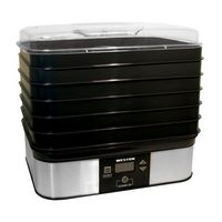 Weston - 6-Tray Food Dehydrator - Silver - Large Front