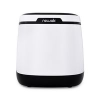 NewAir - 50-lb Portable Ice Maker - White - Large Front
