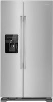 Amana - 21.4 Cu. Ft. Side-by-Side Refrigerator - Stainless Steel - Large Front