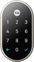 Nest x Yale - Smart Lock Wi-Fi Replacement Deadbolt with App/Keypad/Voice assistant Access - Sati... - Large Front