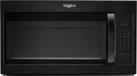Whirlpool - 1.7 Cu. Ft. Over-the-Range Microwave - Black - Large Front