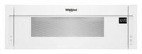 Whirlpool - 1.1 Cu. Ft. Low Profile Over-the-Range Microwave Hood Combination - White - Large Front