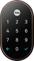 Nest x Yale - Smart Lock Wi-Fi Replacement Deadbolt with App/Keypad/Voice assistant Access - Oil ... - Large Front