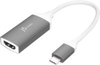 j5create - USB-C to 4K HDMI Adapter - Space Gray/White - Large Front