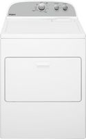 Whirlpool - 7 Cu. Ft. Electric Dryer with AutoDry Drying System - White - Large Front