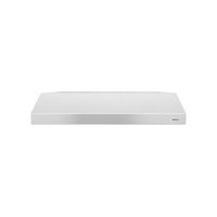 Broan Glacier - 30 inches - Convertible - Under cabinet Range Hood - White - Large Front