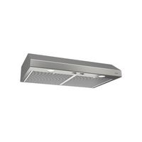 Broan Glacier - 36 inches - Convertible - Under cabinet Range Hood - Stainless steel - Large Front