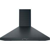 GE - 30 inches - Convertible - Wall Range Hood - Black Slate - Large Front