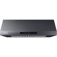 Samsung - 30 inches - Externally Vented & Recirculating - Under cabinet Range Hood - Black Stainl... - Large Front