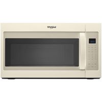 Whirlpool - 1.9 Cu. Ft. Over-the-Range Microwave - Biscuit - Large Front