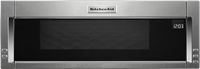 KitchenAid - 1.1 Cu. Ft. Over-the-Range Microwave with Sensor Cooking - Stainless Steel - Large Front