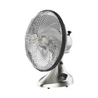 Vornado - Silver Swan Oscillating Vintage Fan - Brushed Nickel - Large Front